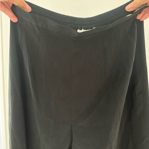 NWOT Bloomingdale’s Elastic Waist 100% Silk Petite Pants - Picture 13 of 14